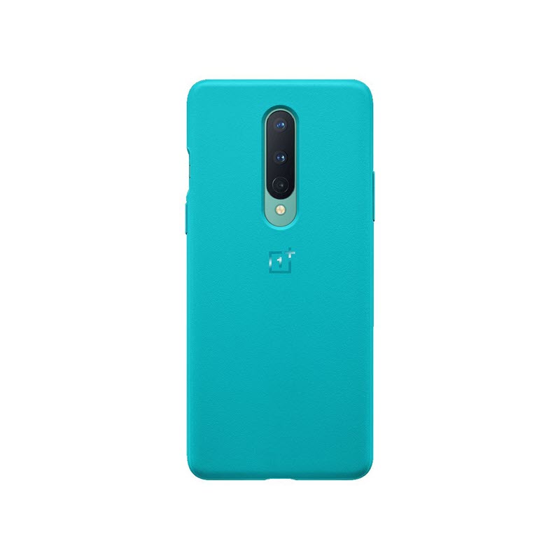Official  Cyan Sandstone Bumper Case for OnePlus 8