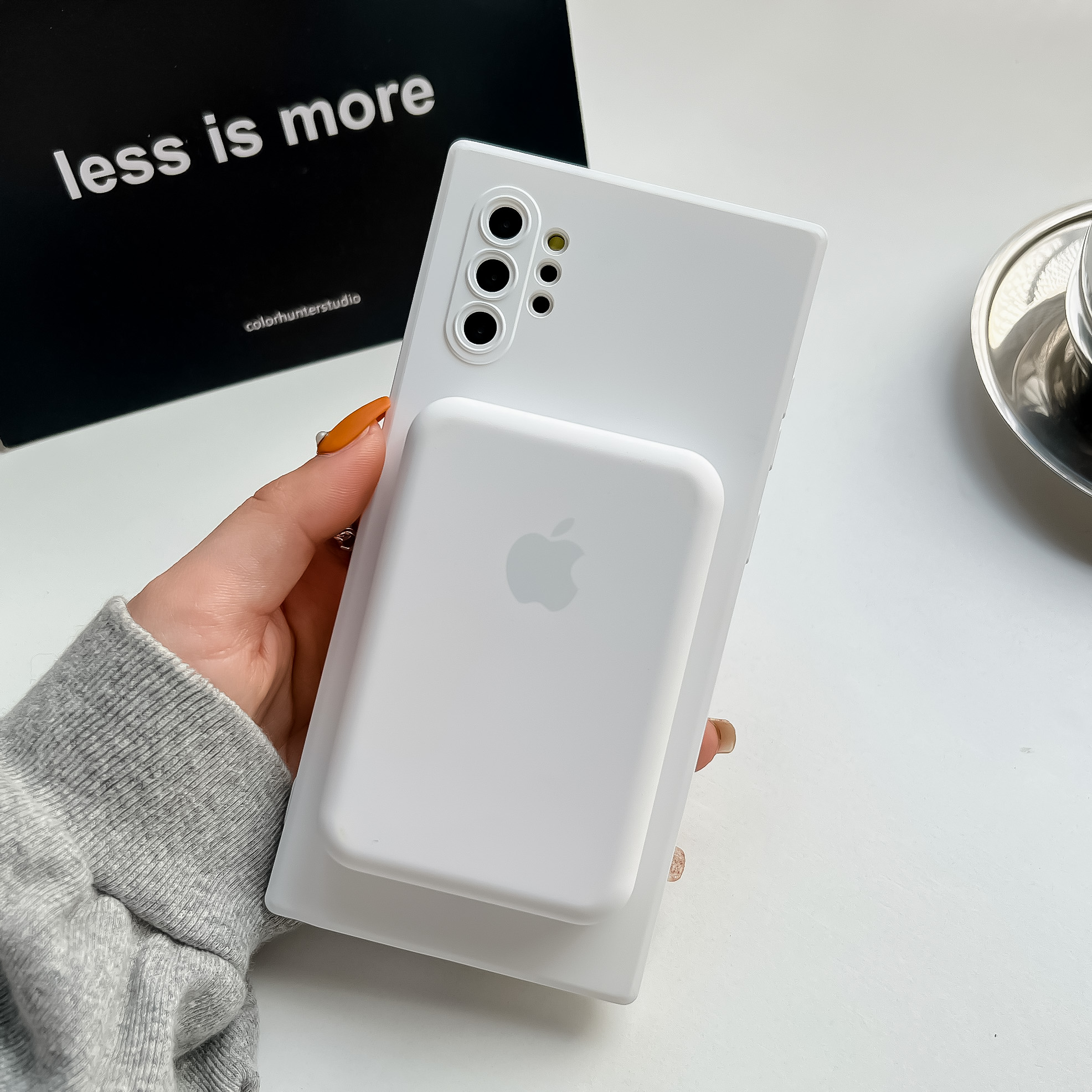 For Magsafe Magnetic Wireless Charging Case For Samsung Galaxy Note 10 Plus 20 Ultra Note10 Plus Matte Soft TPU Silicone Cover. 