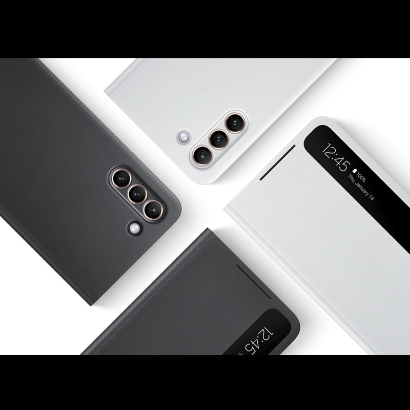 For Samsung S21 Smart View Flip Mirror Case For Galaxy S21 Plus /S21 Ultra 5G Phone LED Cover S-View Cases EF-ZG998. 