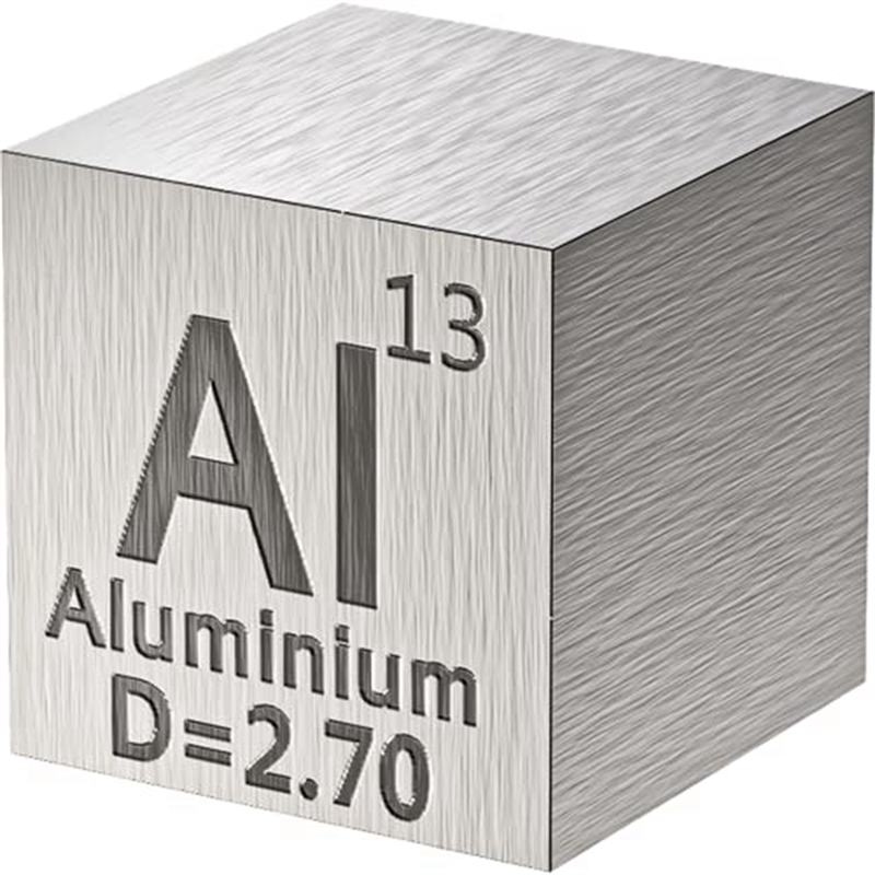 10 Piece Elements-Cubes - Density-Cube Set As Shown Metal 0.39 Inch/10 mm for A Periodic Table of Elements Collection. 