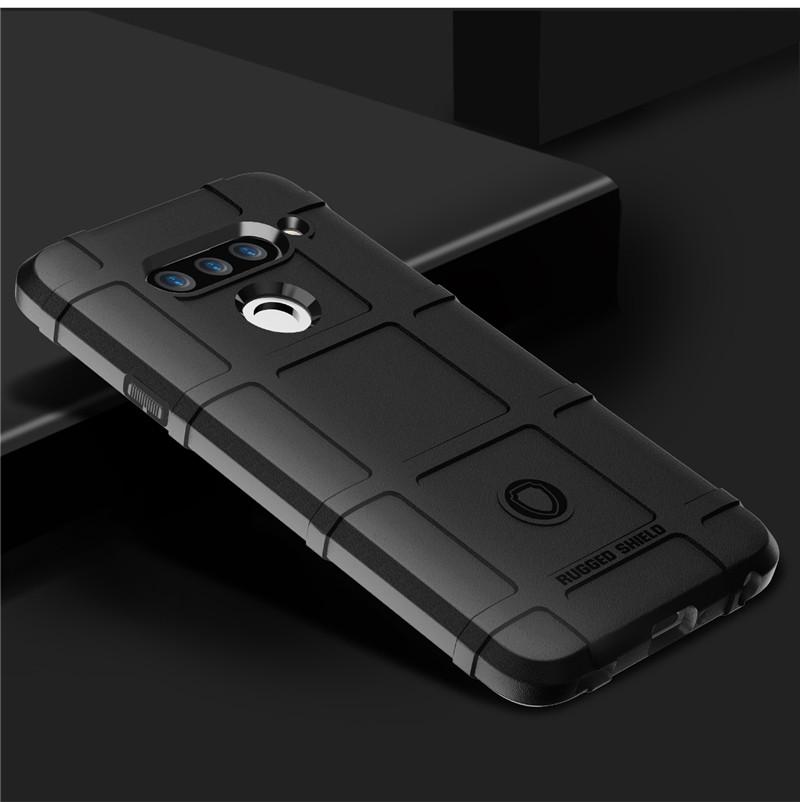 Rugged Shield Silicone Case For LG V40 / LG V40 ThinQ Cases Military Heavy Duty Protect Phone Cover. 