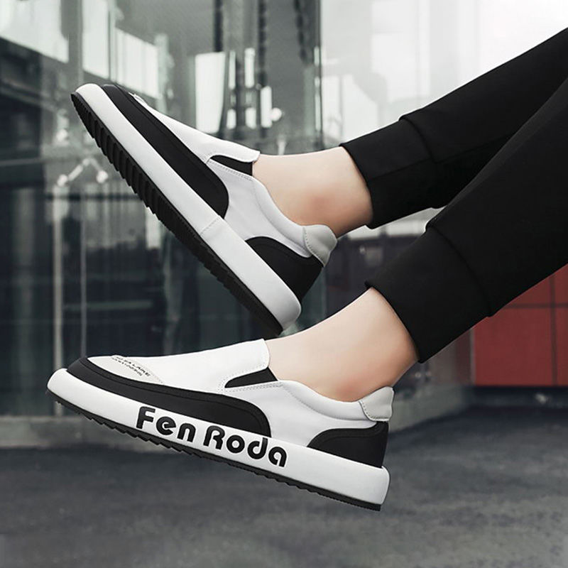 Woodpecker Ice Silk Shoes Men's Summer Breathable Thin Canvas Casual Board Shoes Slip-on Men's Soft Sole Shoes Men's Super Soft. 