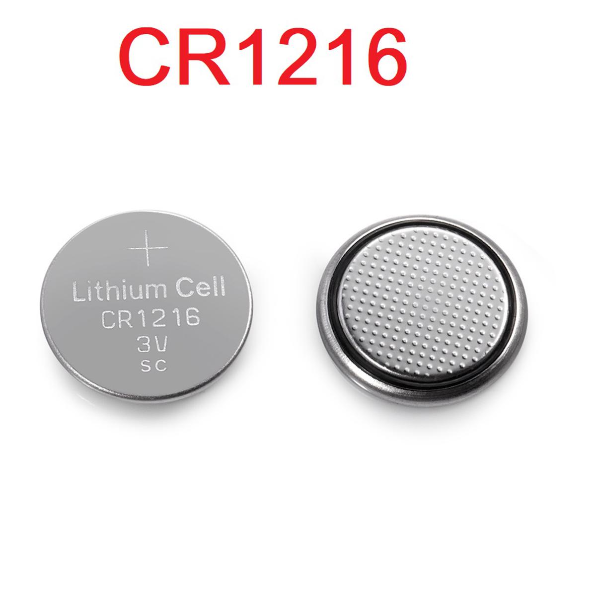 CR1216 3V 25mAh Lithium Battery Coin Button Cell Motherboard Calculators Clock Watch Batteries CR 1216