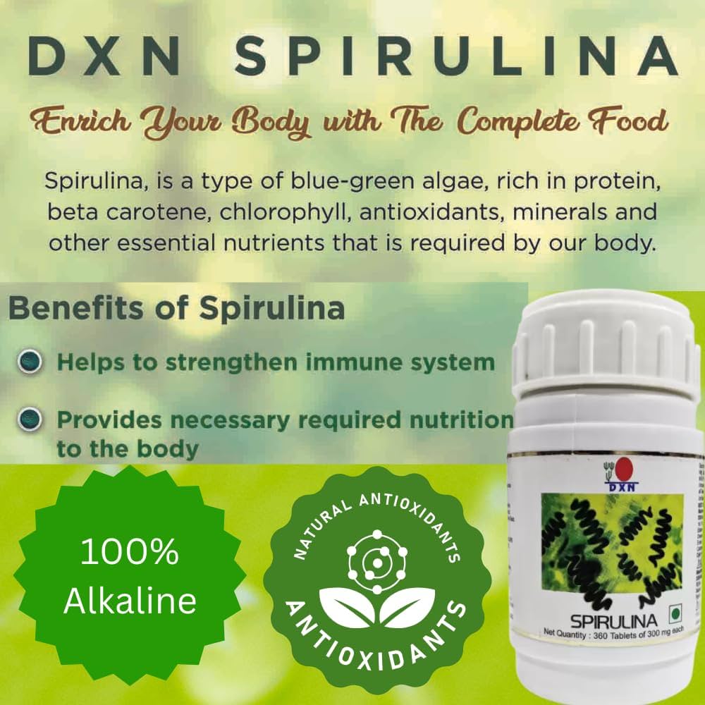 Dxn Spriluna 360 Tablet of 300 mg. 