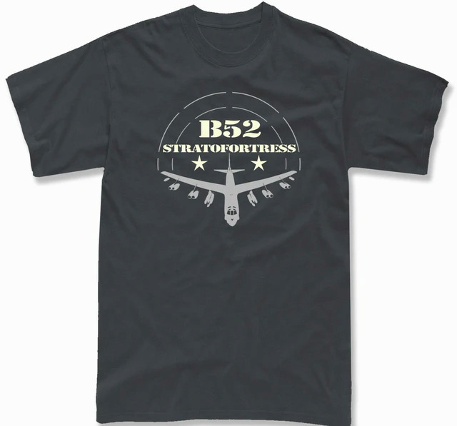 B52 T-Shirt Army US Bomber Cool tshirt For Men size S-3XL Short Sleeve. 