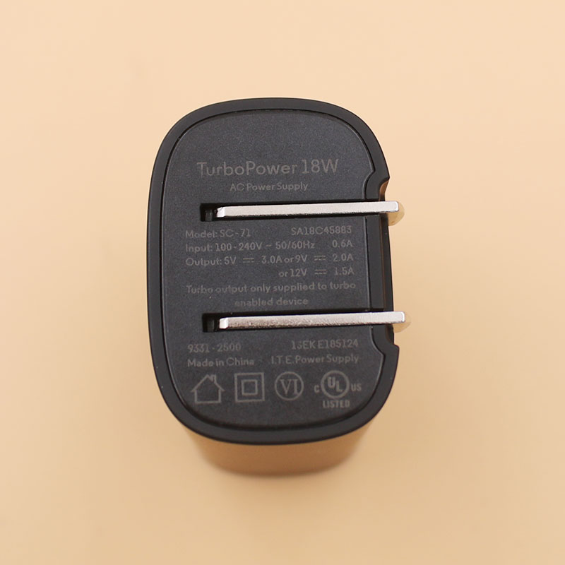 For Motorola 18W Fast Charger US Plug Turbo Power Adapter For Moto G6 G5 G7 G8 G9 G5S E5 G4 Plus G50 P30 Micro USB/Type C Cable. 