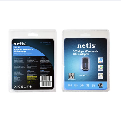 Netis WF2123 300Mbps Wireless N USB Adapter, Wi-Fi Adapter. 