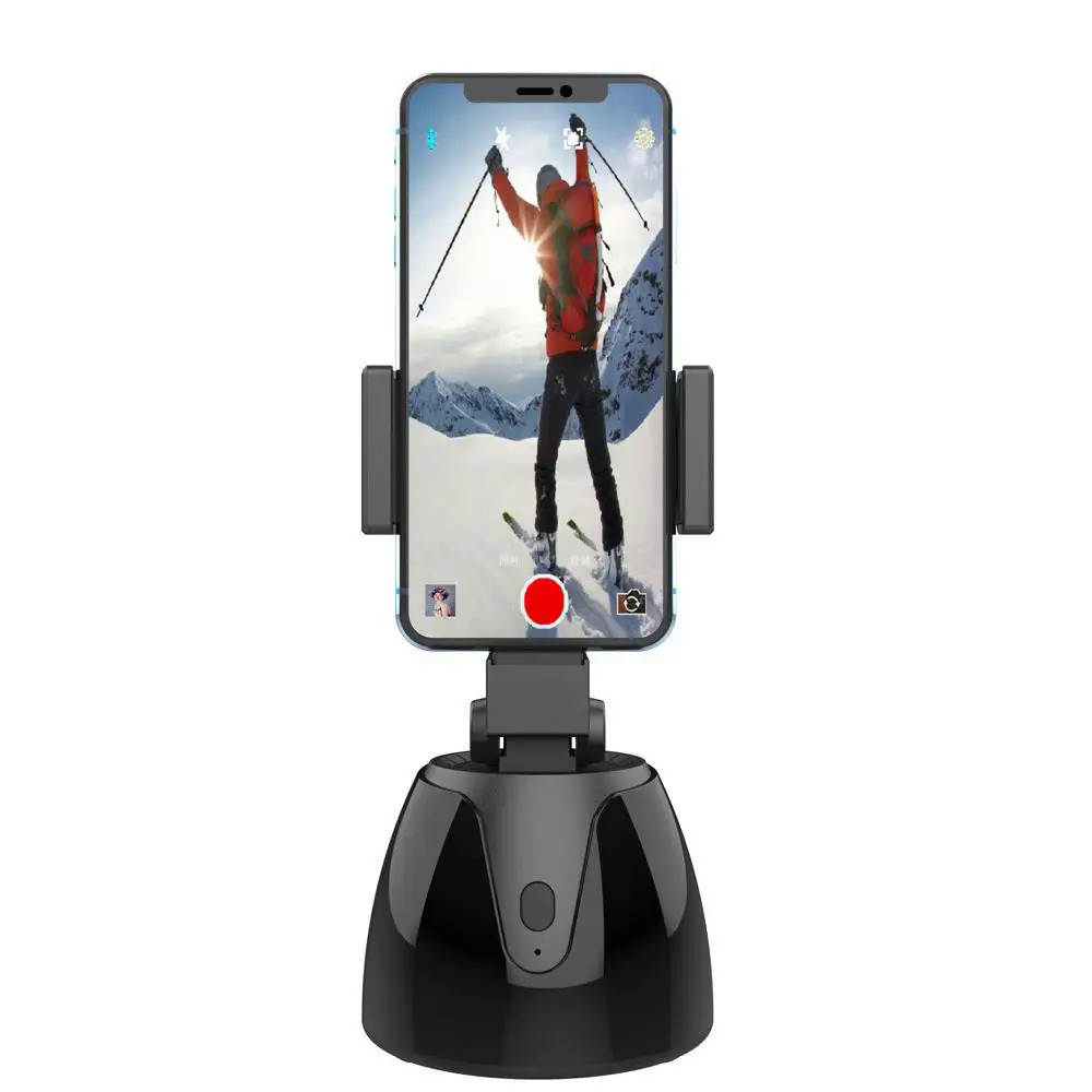 Automatic Smart Remote Selfie Stick 360 Degree Rotation Mobile Phone Holder Face Tracking Camera Tripod For Video Recording Rod. 