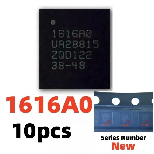 10pcs USB Tristar U2 USB IC Chip for iphone 11 12 13 Pro Max X XS 7 8 Plus 1616A0 1614A1 1612A1 610A3B 1610A3 1610A2 1618A0. 