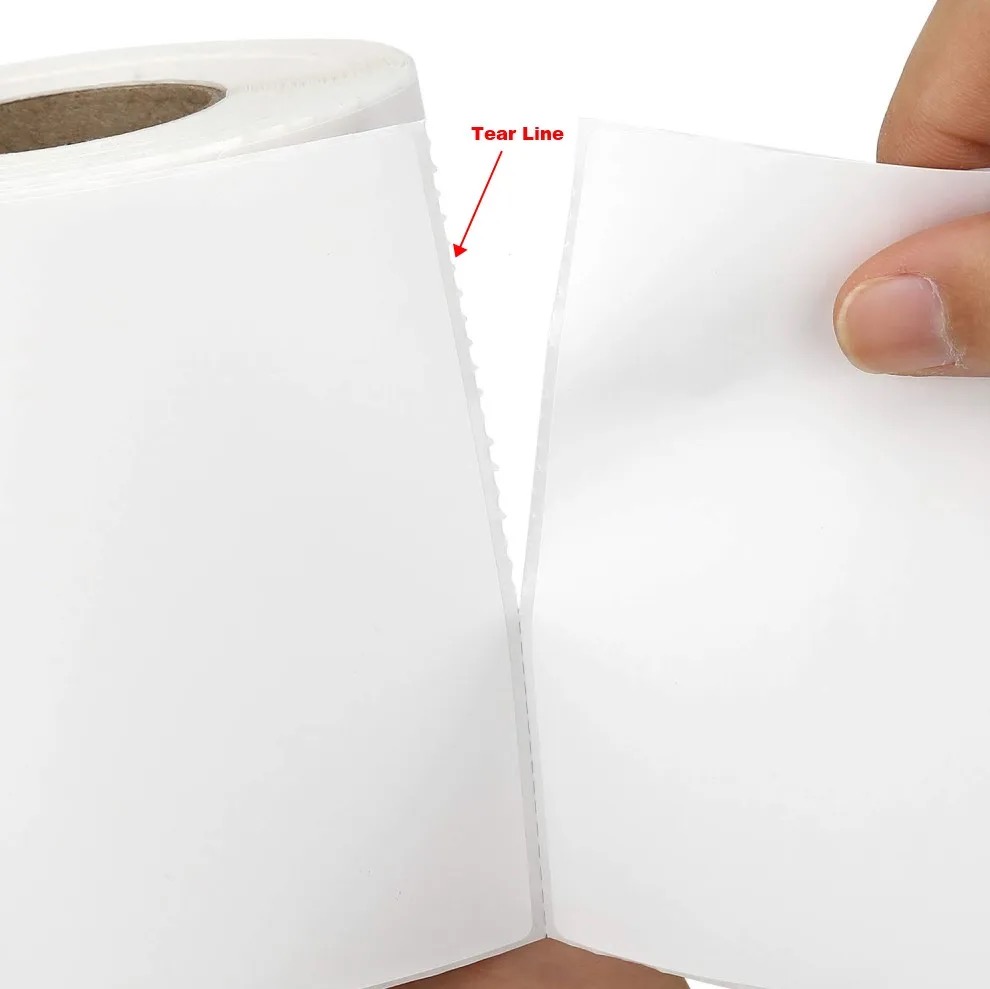 Barcode Labels | 50x25mm (2x1 inch) - 1000 Labels per Roll | Direct Thermal (DT) Stickers | Smudge-Free, Fade-Resistant, High-Quality Print for Barcode, Shipping, Addressing & Organization | Premium Self-Adhesive Thermal Labels - White. 