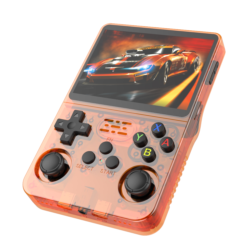 Open Source R36S Retro Handheld Video Game Console Linux System 3.5 Inch IPS Screen Portable Pocket Video Player 64GB 128G Games. 