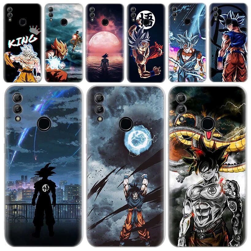Anime Goku D-Dragon Ball Transparent Soft Phone Case for Huawei Honor 10 Lite 9 20i 8S 8A 8X 9X 50 Y5 Y6 Y7 Y9S P Smart 2019 Cov