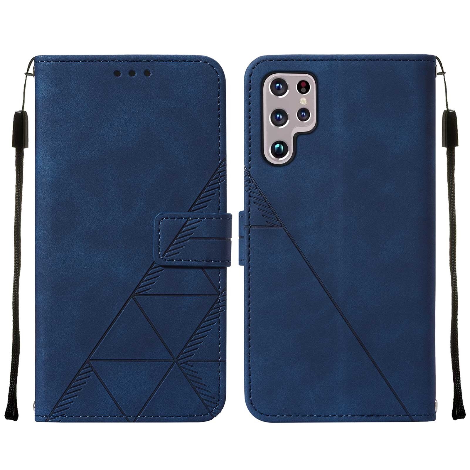 lthmy for Samsung Galaxy S23 Ultra case slim Embossed PU Leather Flip Stand Wallet Card Slots Cover