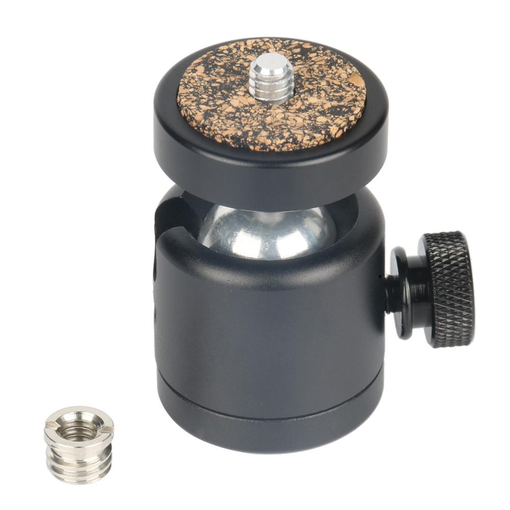 360 Swivel Ball Head 1/4" Screw Mount for DSLR Camera Tripod Ballhead Stand