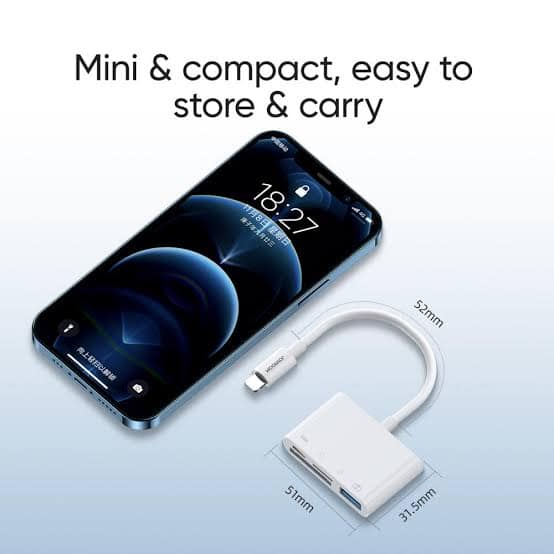 JOYROOM S-H142 Lightning to USB OTG Card Reader. 