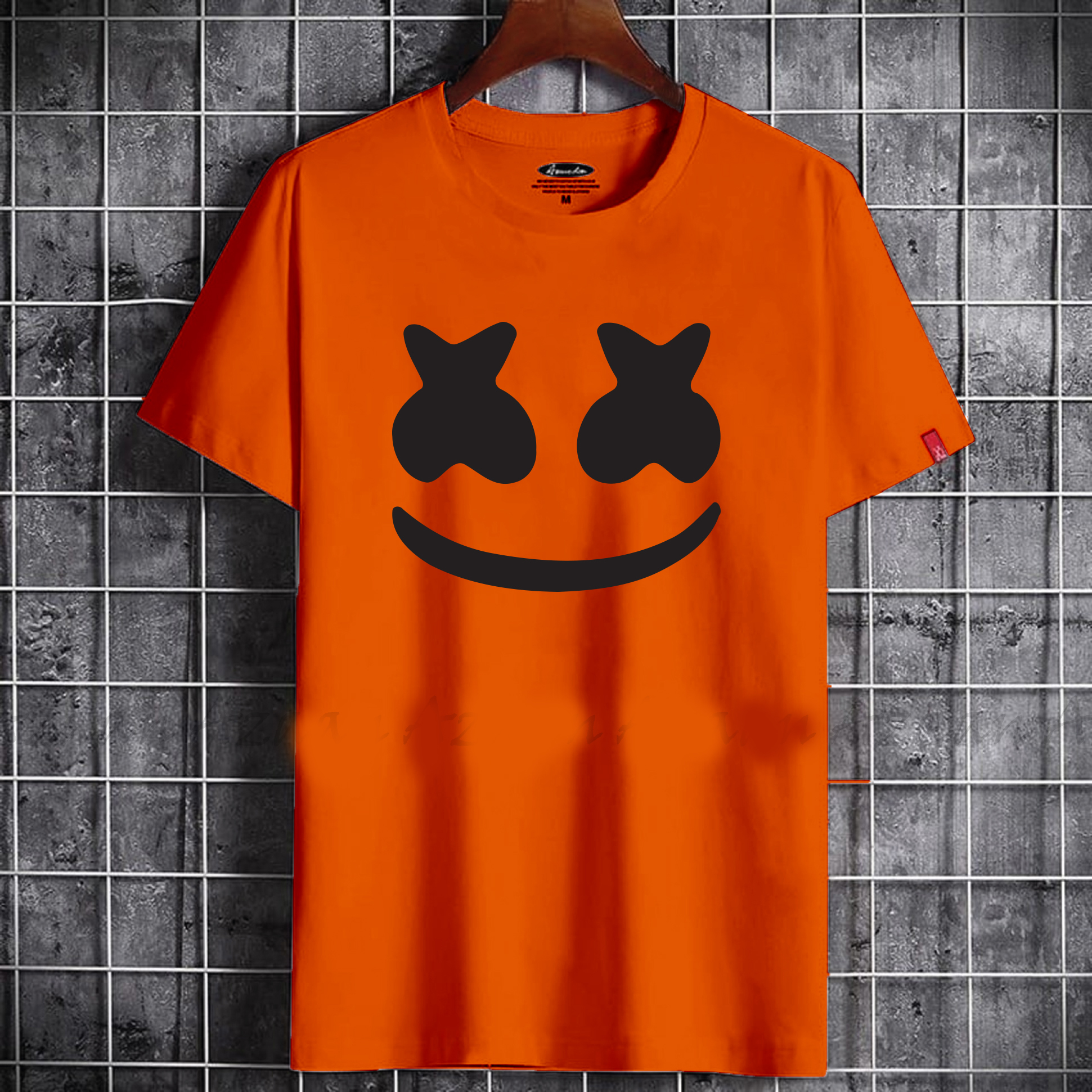 Plain Marshmallow Trendy t- shirt design. 