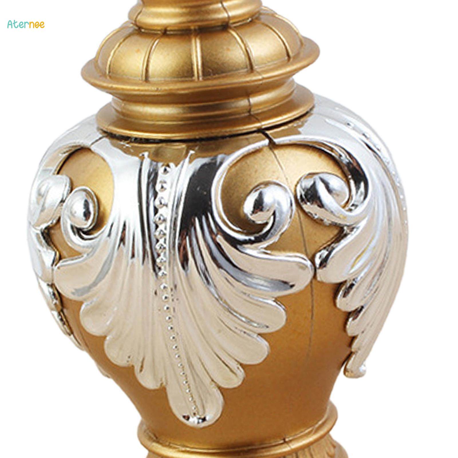 Curtain Rod Cap Finials, Pvc Drapery Rail Pole Head Cap Decorative Window Curtain Rail End Curtain. 