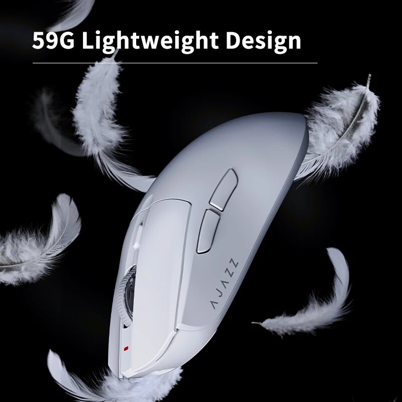 AJAZZ AJ139 mc Wireless Mouse with Free Feets CX52650P Chip Gaming Chipset 16000dpi Professional Gaming Mouse for PC. 