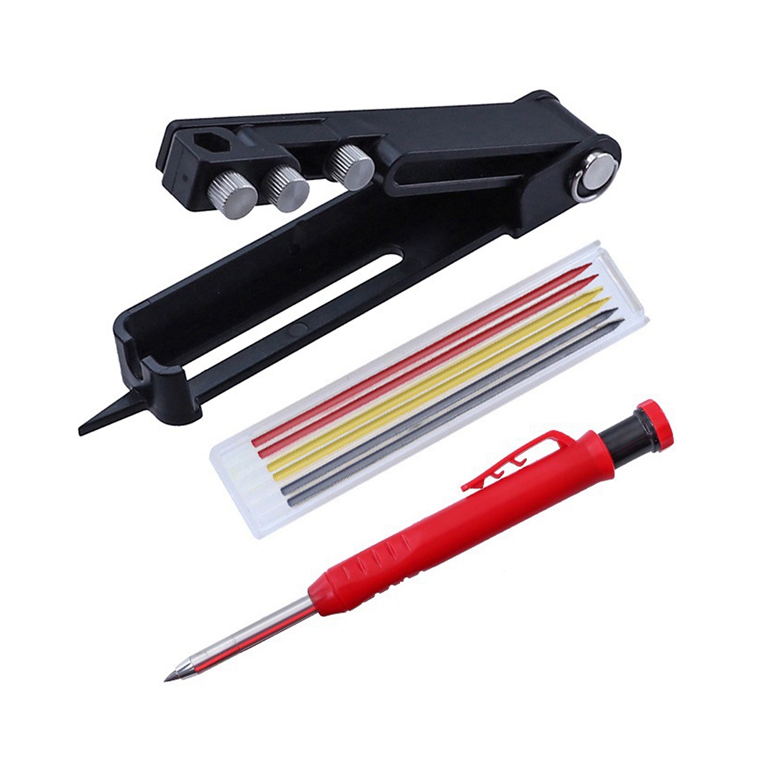 Scribing Profiler with Deep Hole Marker Pen,DIY Woodworking Measuring