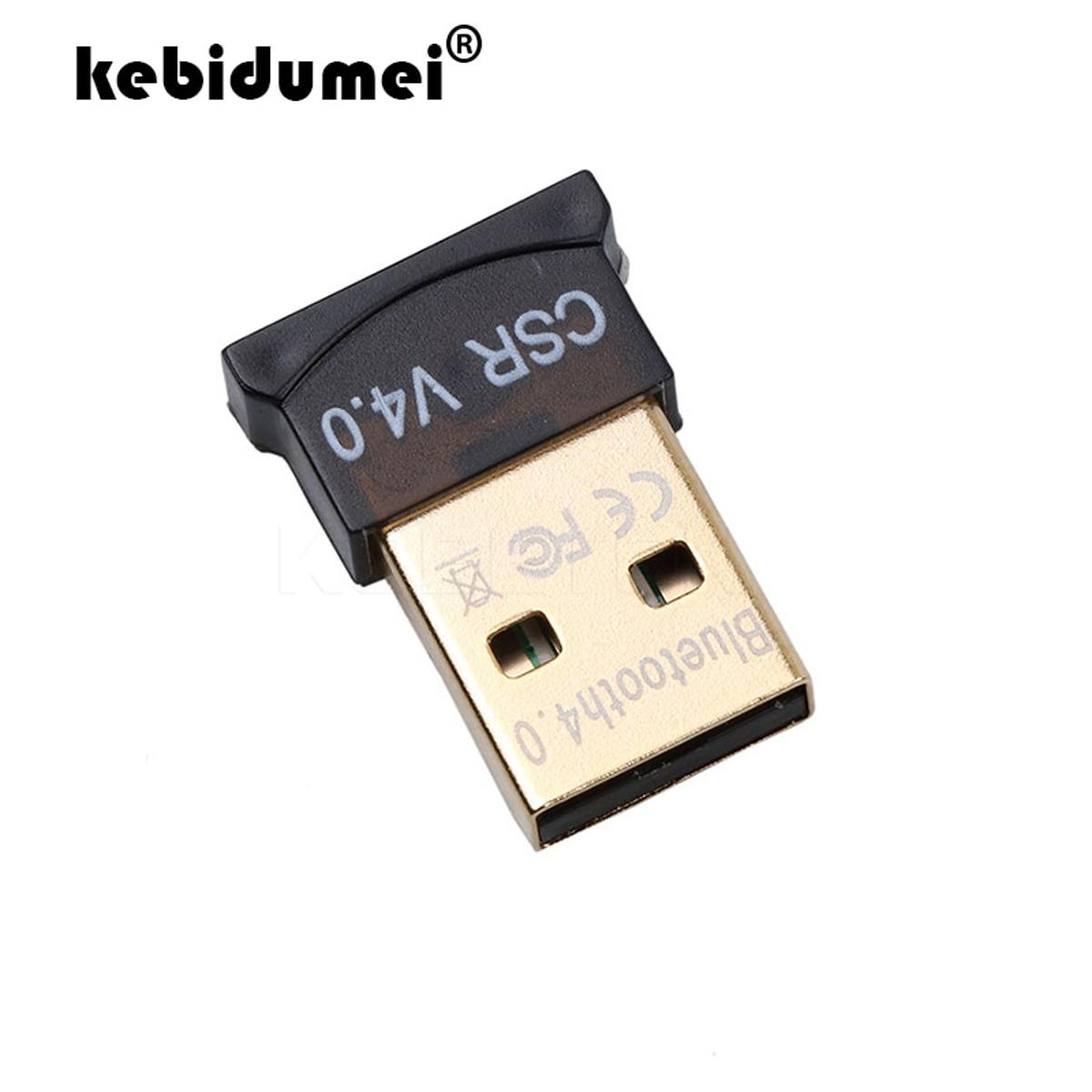 kebidumei 3pcs USB Bluetooth Adapter V4.0 Dual Mode Wireless Dongle Free Driver USB2.0/3.0 20m 3Mbps for Windows 7 8 10 XP Vista