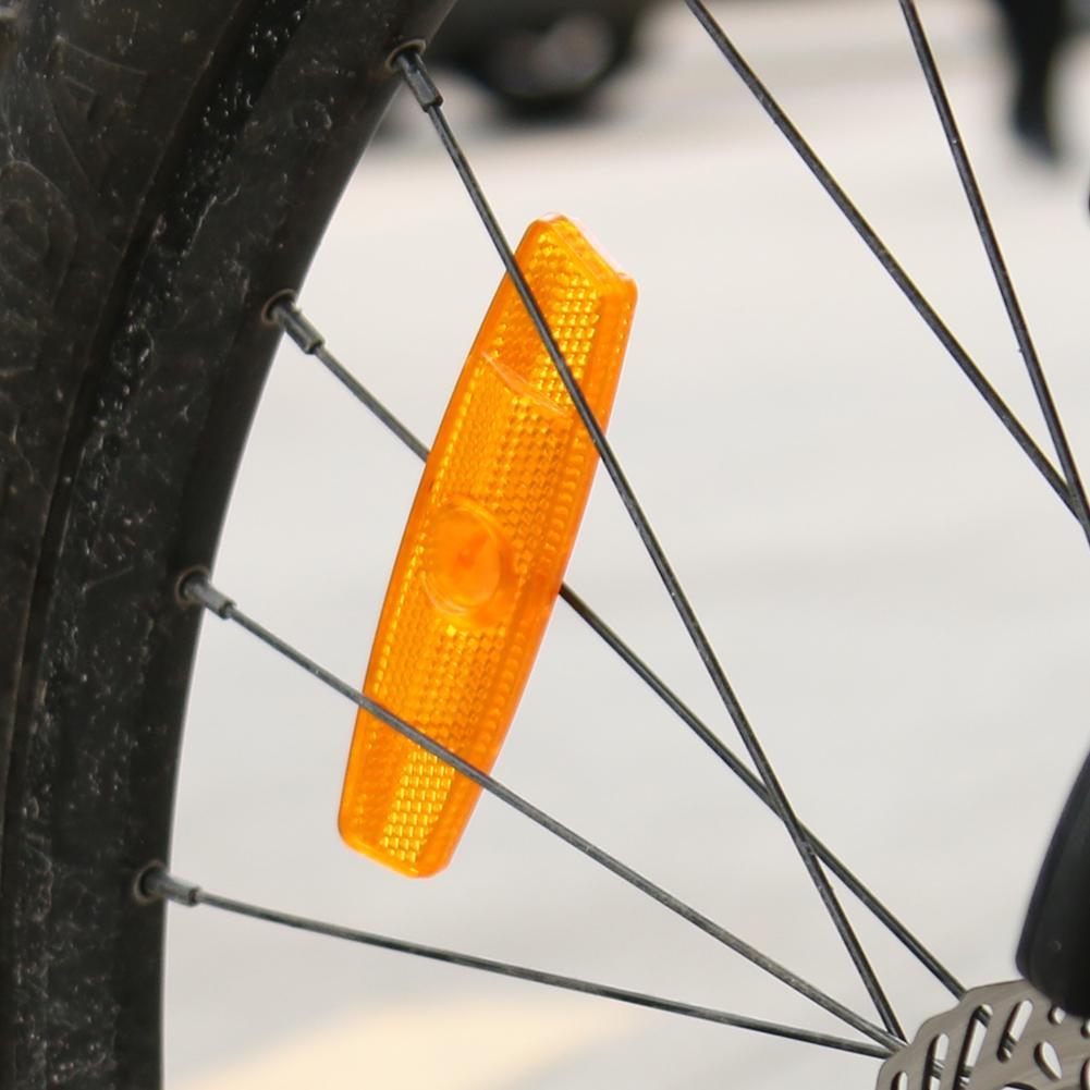 orange spoke reflectors