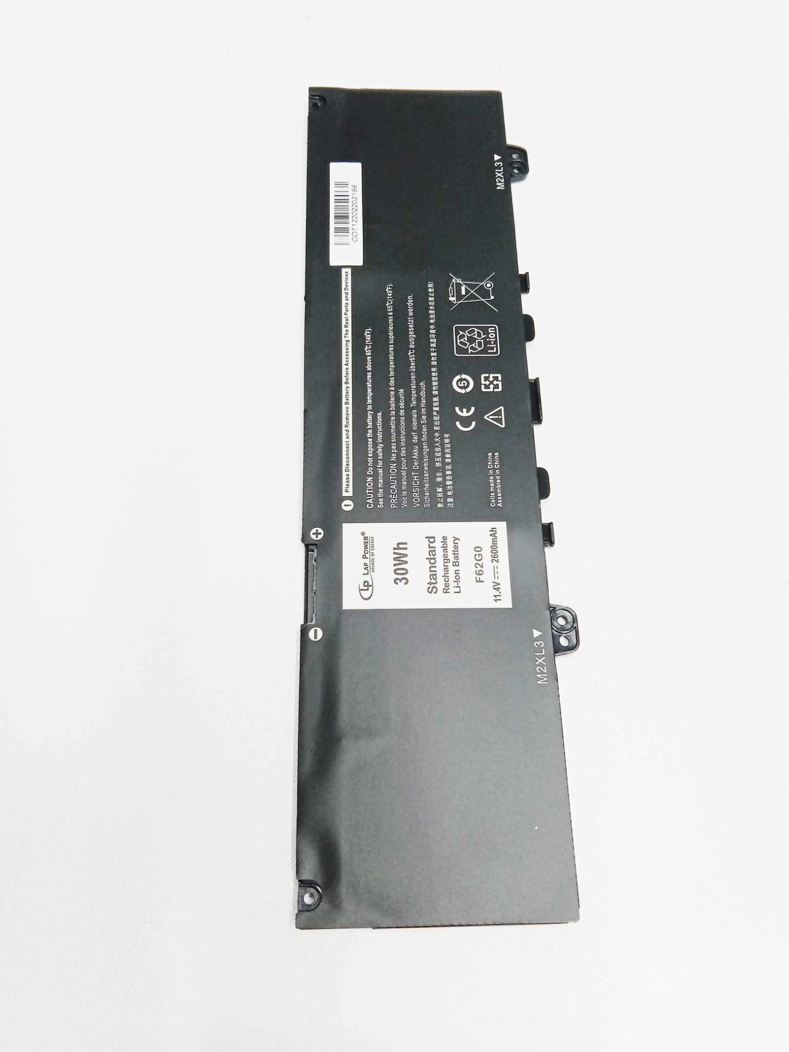F62G0 Battery For Inspiron 7373 7386 7370 7380 5370, Vostro 5370. 