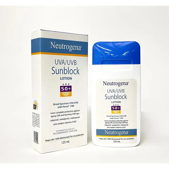 Neutrogena UVA/UVB Sunblock Lotion, SPF 50+