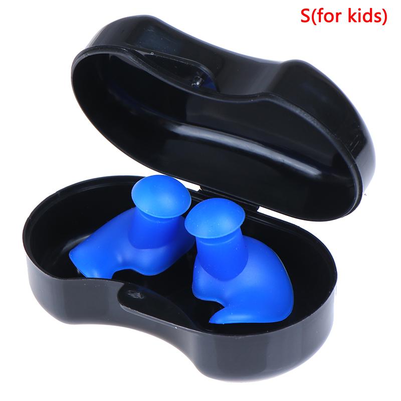 1 Pair Soft Silicone Ear Plugs Reusable Noise Reduction For Sleep. 