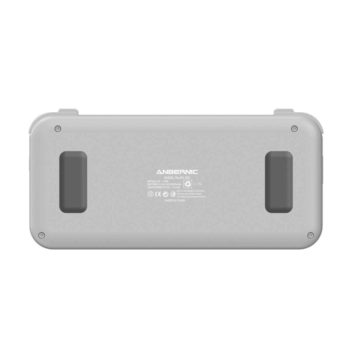 ANBERNIC RG505 4.95 inch OLED Android 12 OS Handheld Game Console 4GB RAM 128GB ROM Unisoc Tiger T618 OTA Update 5G Wifi bluetooth 5.0 Video Game Player-Grey. 