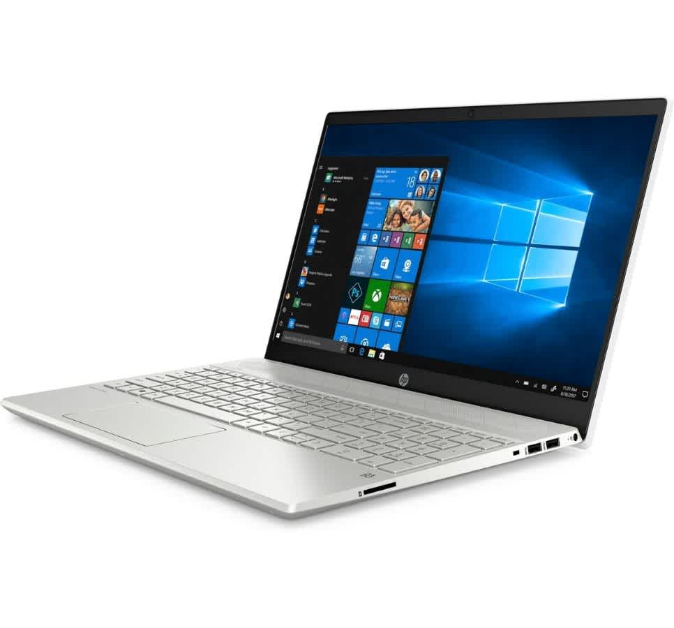 HP 15-dw2025cl 8gb, 1tb hdd, Win10, Touch Screen, Core i5, 10th Gen, Ultra Slim, Silver Black Notebook Laptop. 
