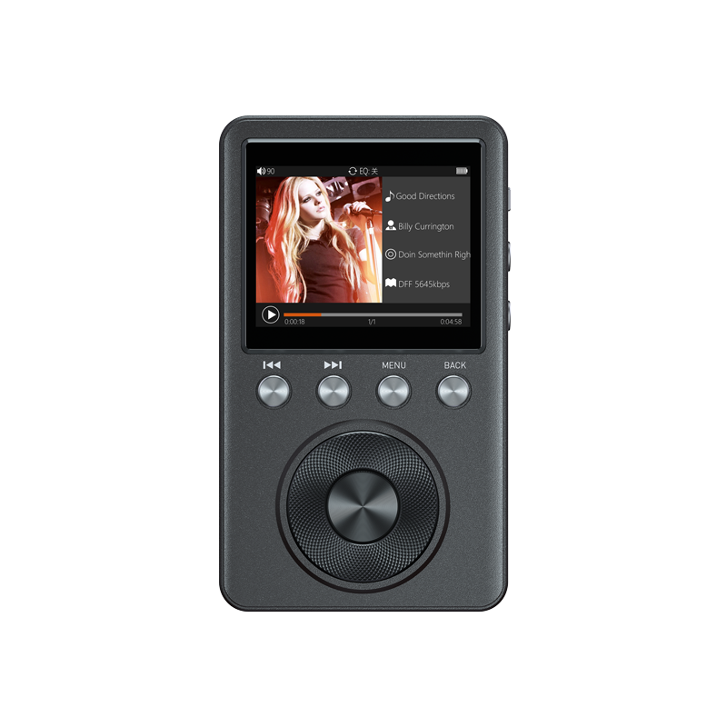 Professional HIFI Music Player MP3 AK4490EQ DAC Support DSD256 CUE Split Track Lossless Decoding Walkman Built-in EQ Adjustment. 