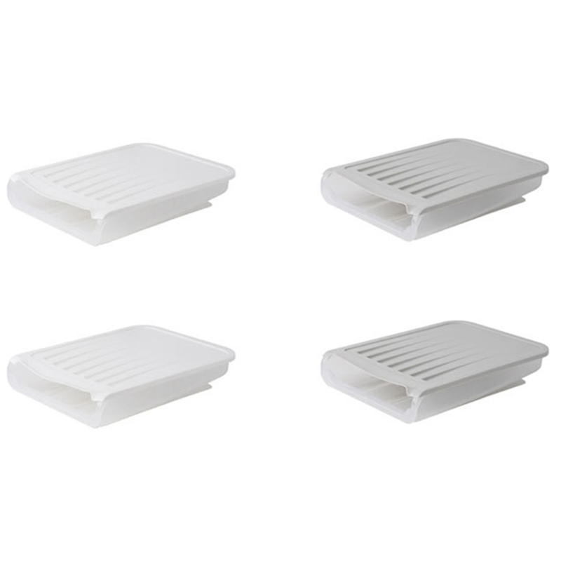 Egg Box Transparent Egg Dispenser Refrigerator Crisper Egg Basket Storage Container Kitchen Storage Box