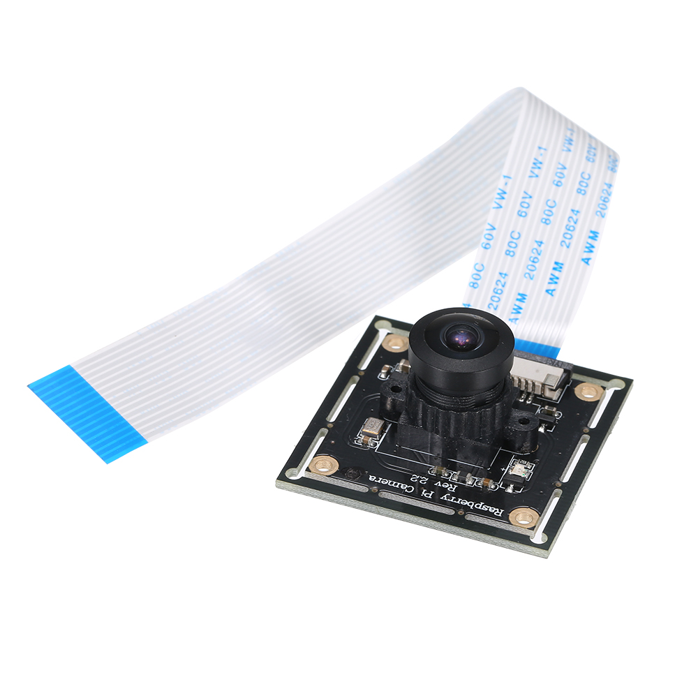 HXSJ Wide Angle Fisheye Camera 5M Pixel Compatible for Raspberry Pi 3 Model B/B+. 
