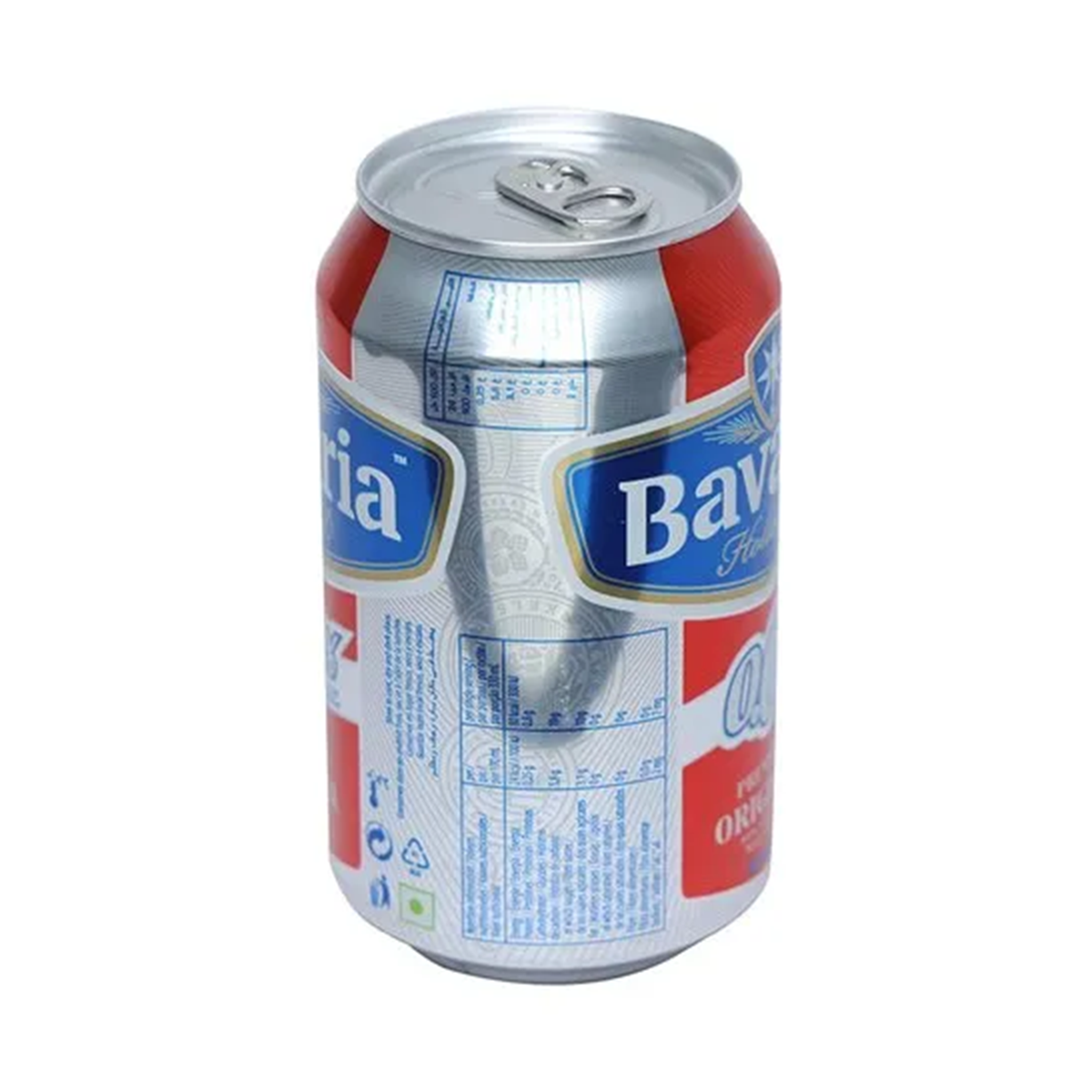 Bavaria 0.0 Percent Original Alcohol Free Beer 330 ml Can. 