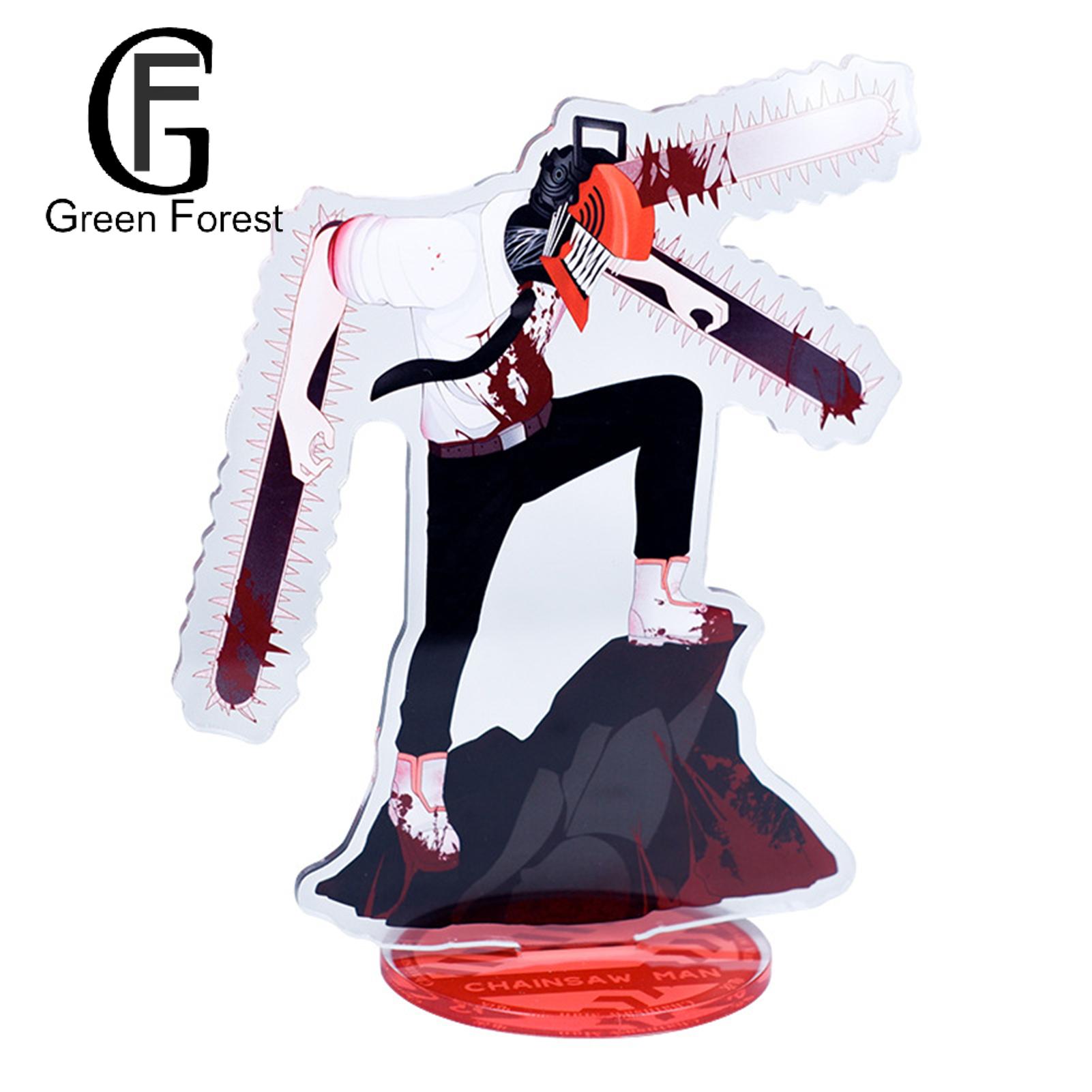 Green forest Anime Figure Standee Smooth/Matte Texture Anime Figure Standee Acrylic Decor Stand. 