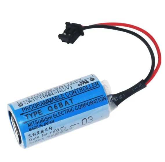 Mitsubishi Q6BAT - CR17335SE-R (3V) - PLC Lithium Battery - 1 Piece