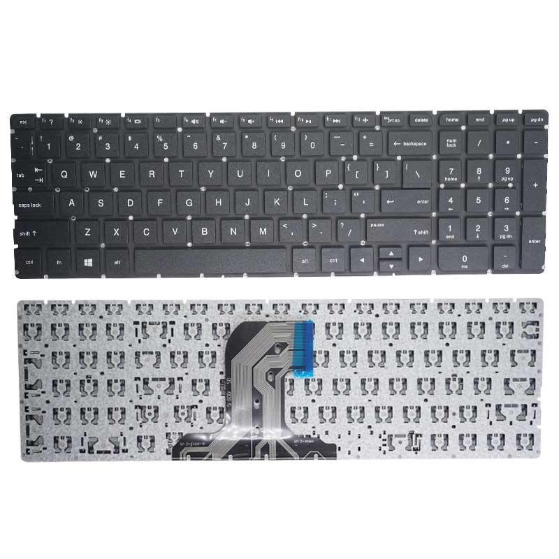 Laptop Keyboard For HP TPN-C125 C126 250 G4 255 256G4 15-AC AY 15Q-AJ Notebook. 