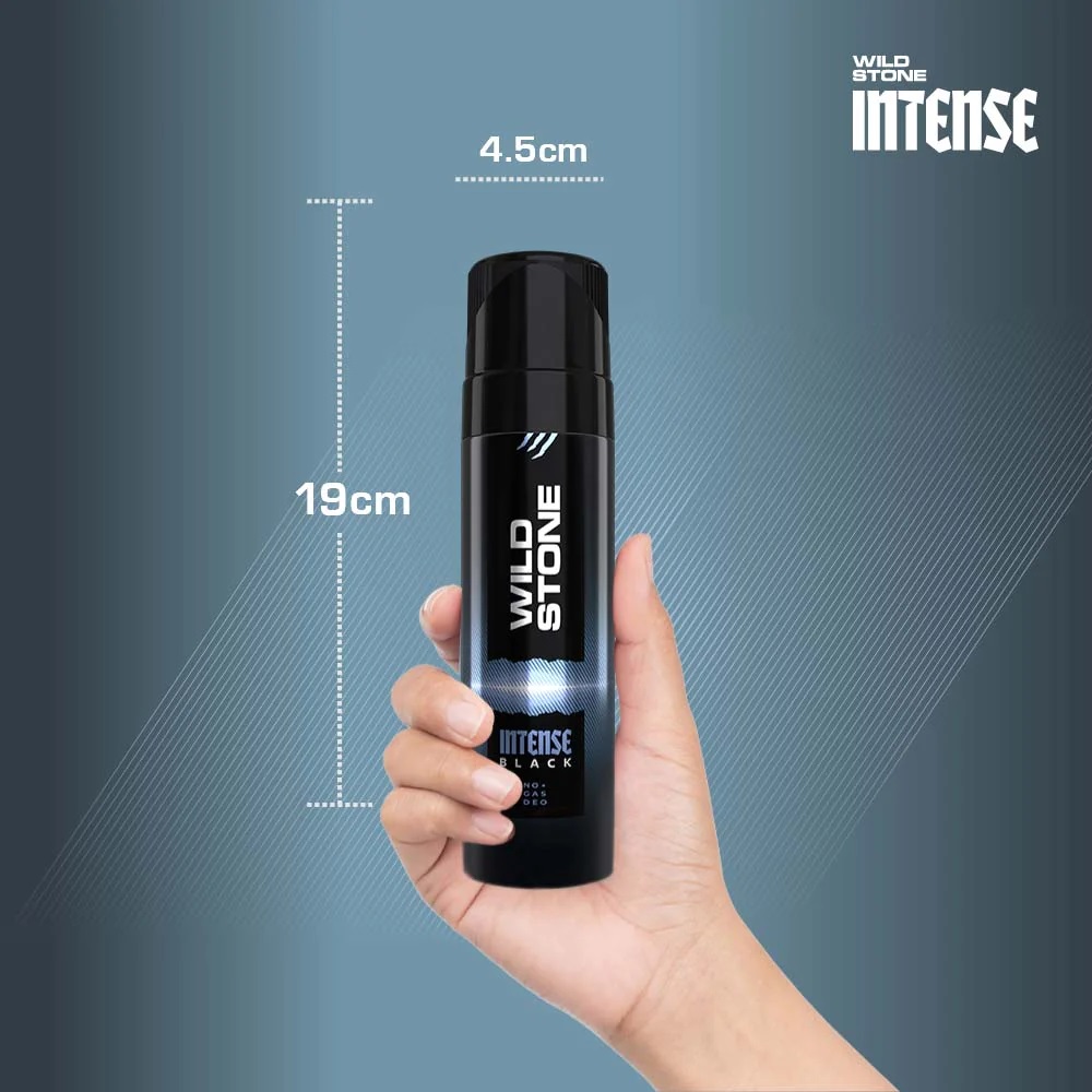 Wild Stone - Intense Black Body Spray For Men - 120ml. 