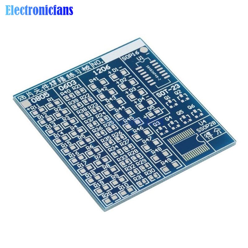【happy one】SMT SMD Component Welding Board Soldering Practice Kit Best diy electronic Component 5V. 