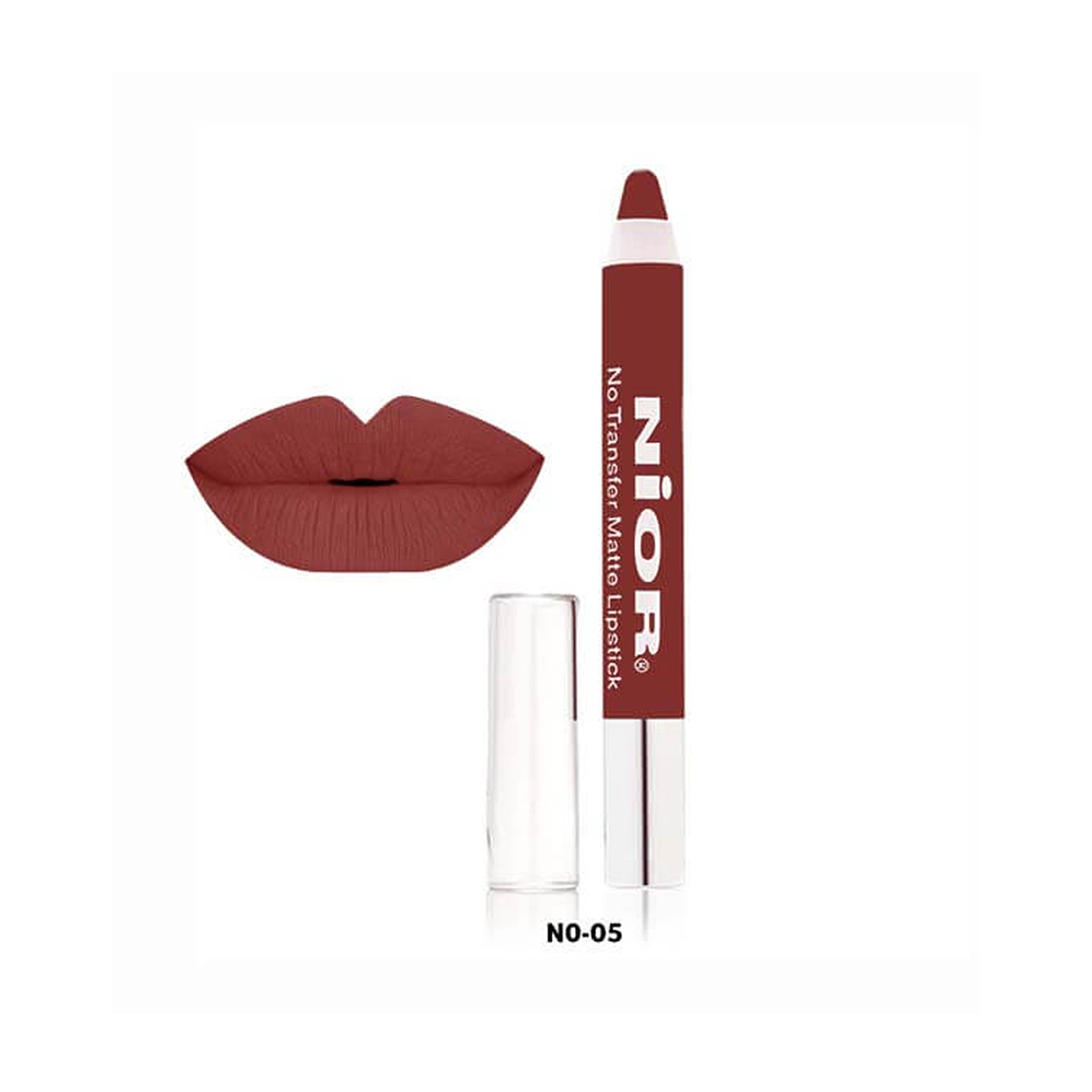 NIOR-NO TRANSFER MATTE LIPSTICK 05. 