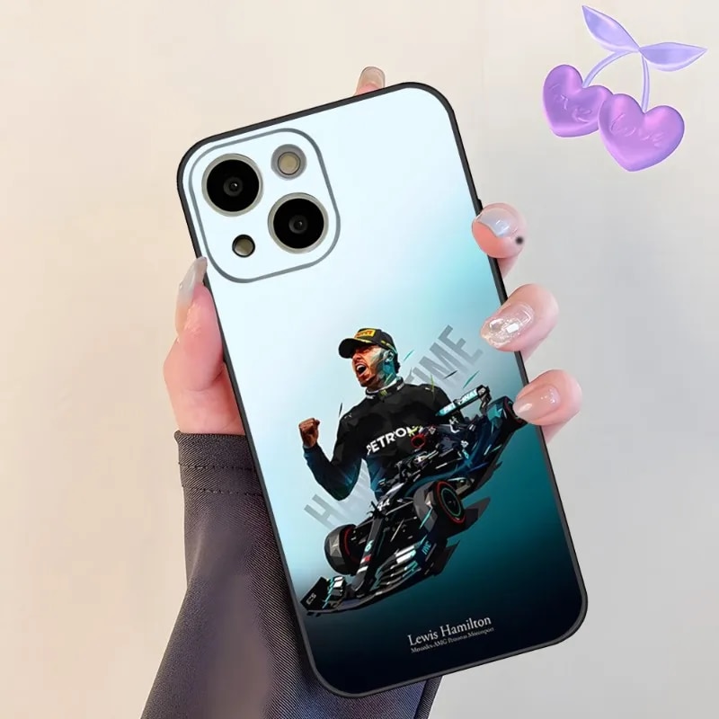 F1 Racing Lewis Hamilton 44 Phone Case For 14 Pro Max For Apple Iphone 13 14 12 Mini 11 Xr X Xs Pro Max 8 6s 7 6 Plus Back Cover. 