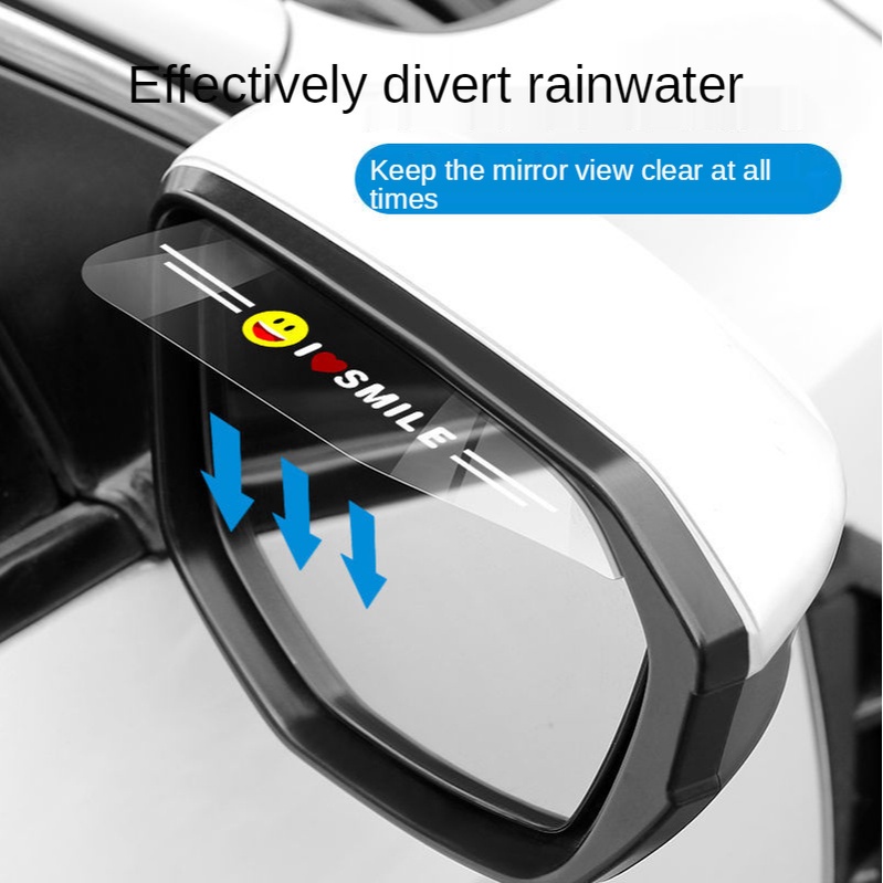 For Geely Coolray Azkarra Okavango Car Side Rear View Mirror Rain Eyebrow Visor Look Sun Shade Snow Guard Weather Shield Cover Auto Accessories. 