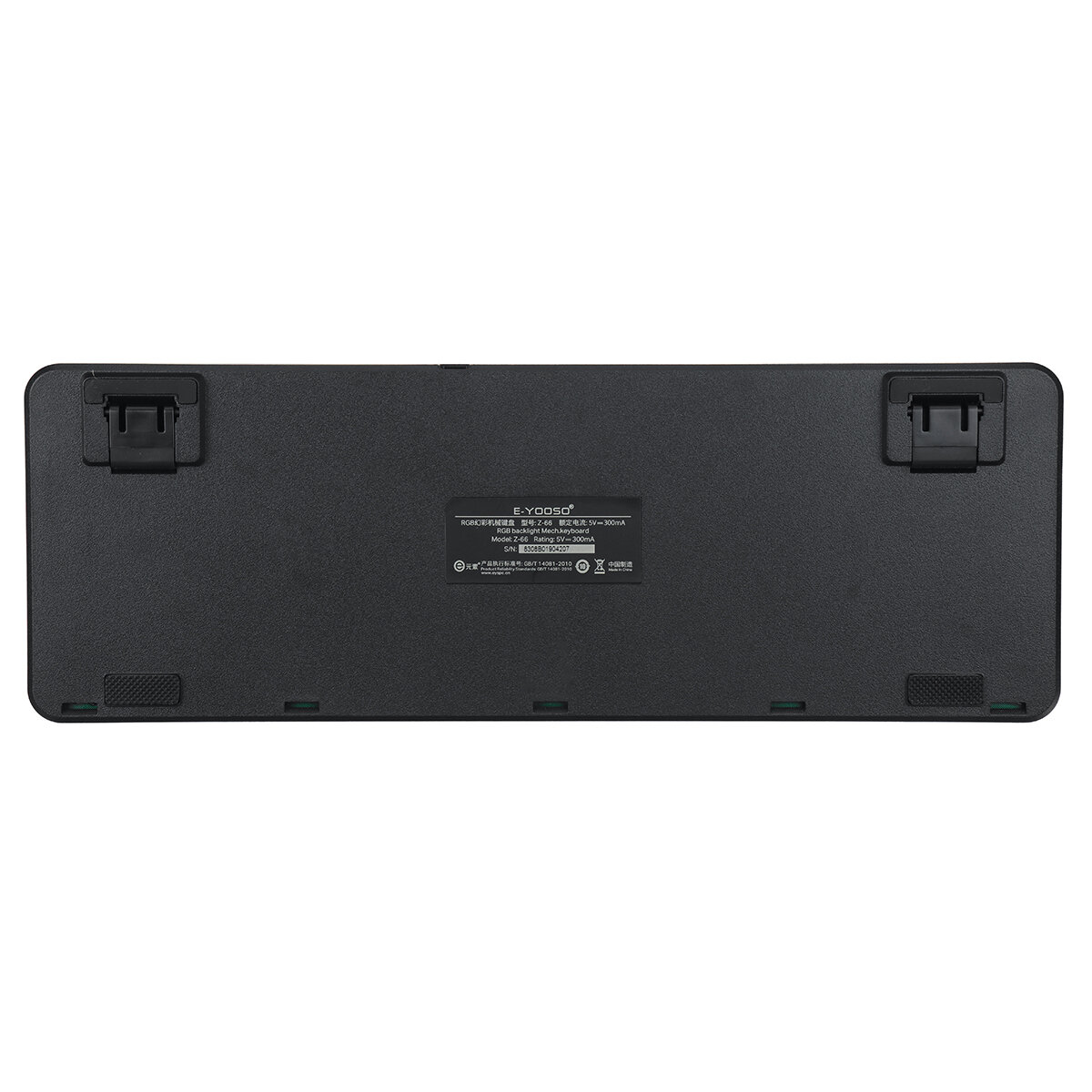 Electronic components 6 mechanical 87 key RGB USB gaming keyboard. 