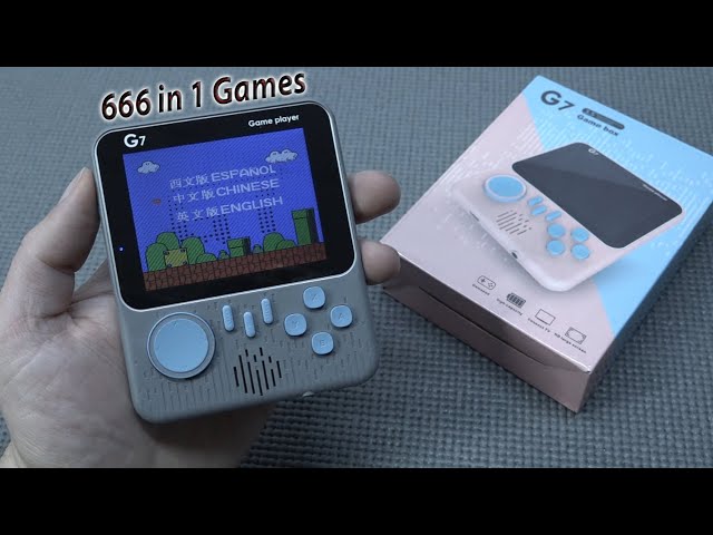 G7 Game Consoles HandHeld Video Gaming 3.5 inch. 