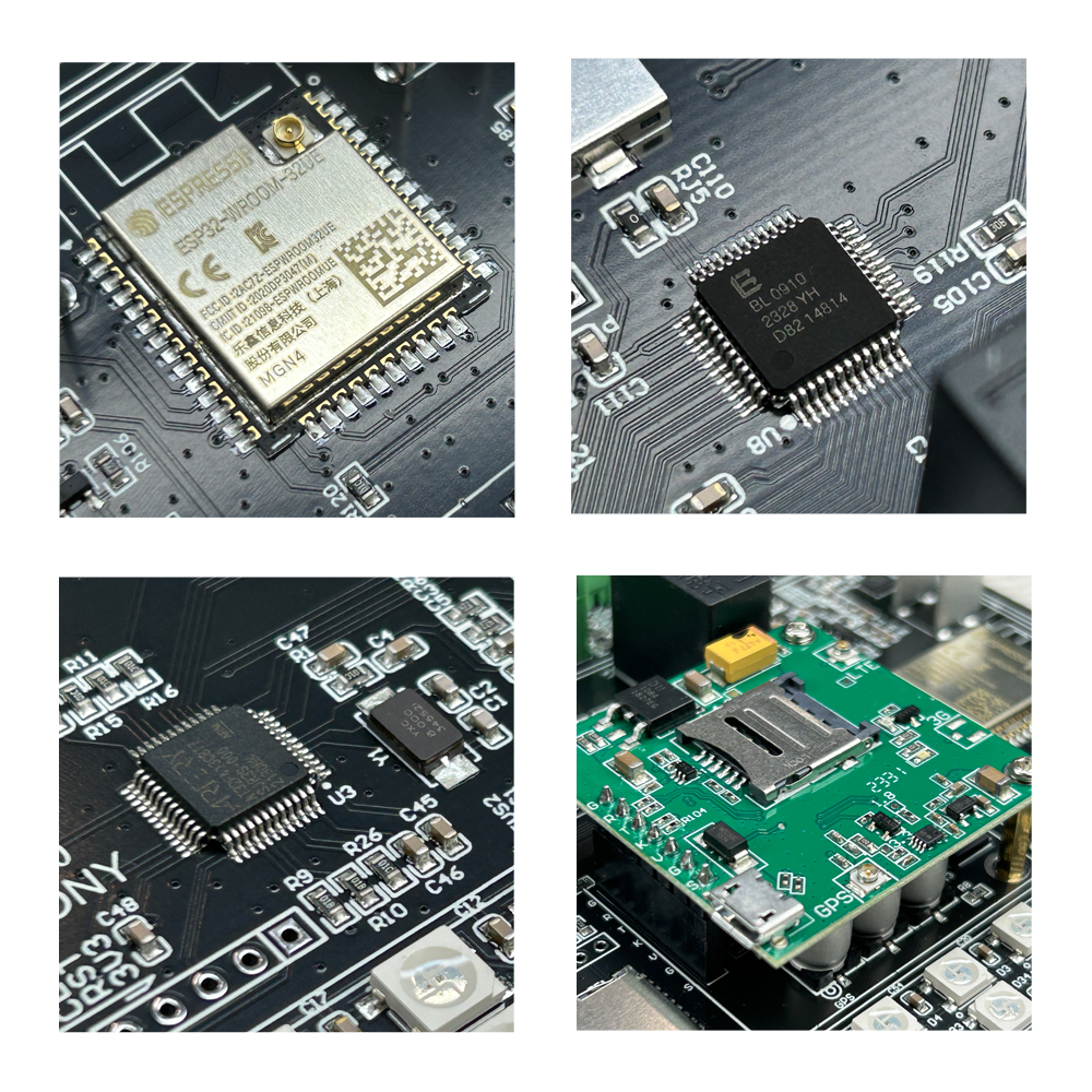 KC868-M30 ESP32 ESPHome 30CH CT Clamp Energy Monitor 3CH ZMPT101B Voltage Board WIFI+RJ45+RS485+4G Modbus IIC RBG LED SD Card. 