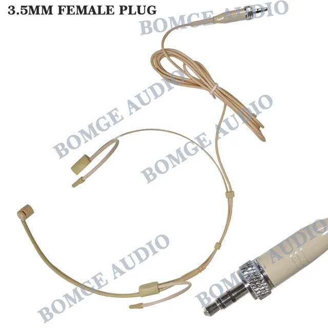 Headset Microphone For Sennheiser Shure AKG Professional wireless microphone system, various interfaces 4-pin 3-pin XLR 3.5mm. 