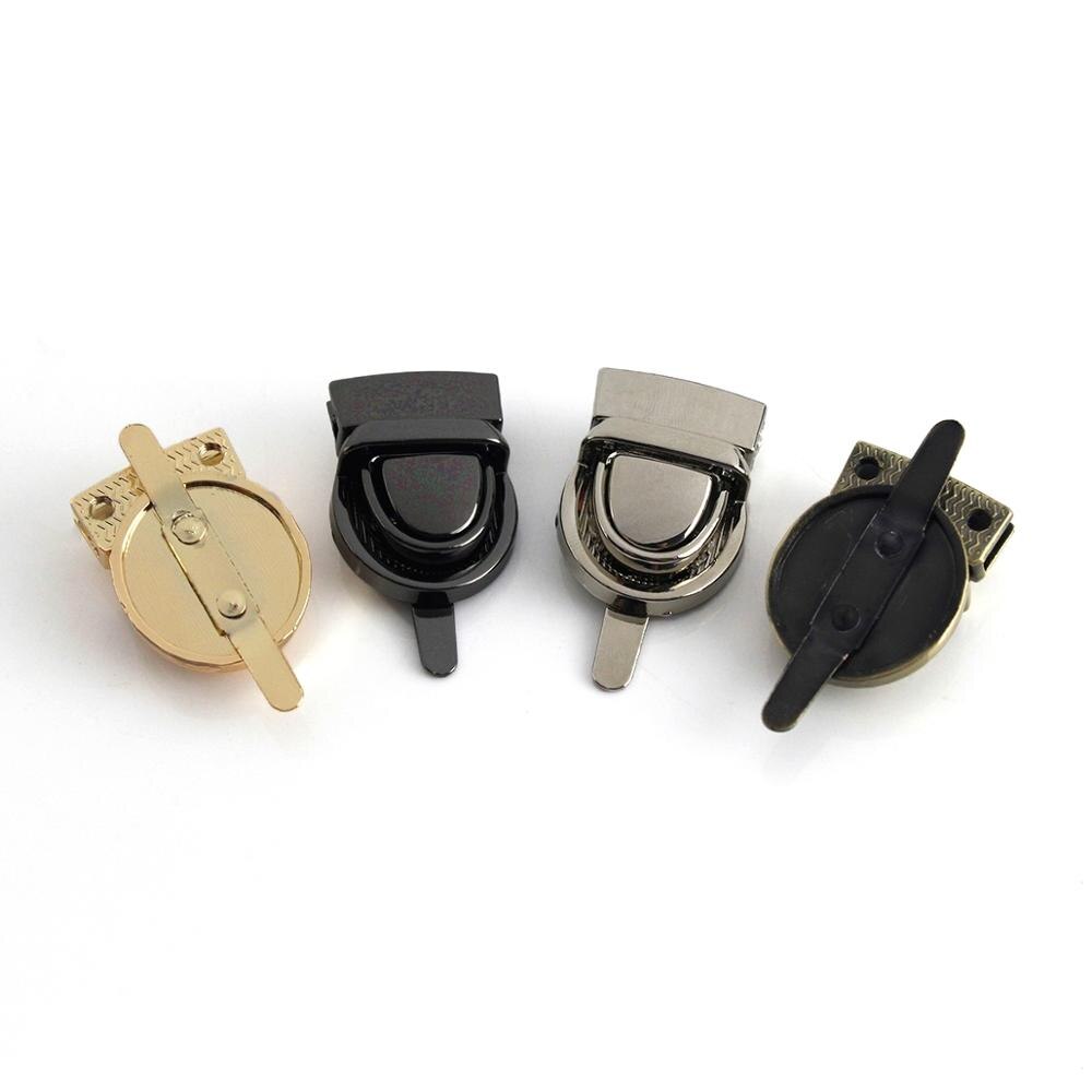 1pcs Metal Press Push Lock Tongue lock Bag Briefcase Spring Lock Snap Decorative Clasps Closure Leather Craft Hardware Accessory. 