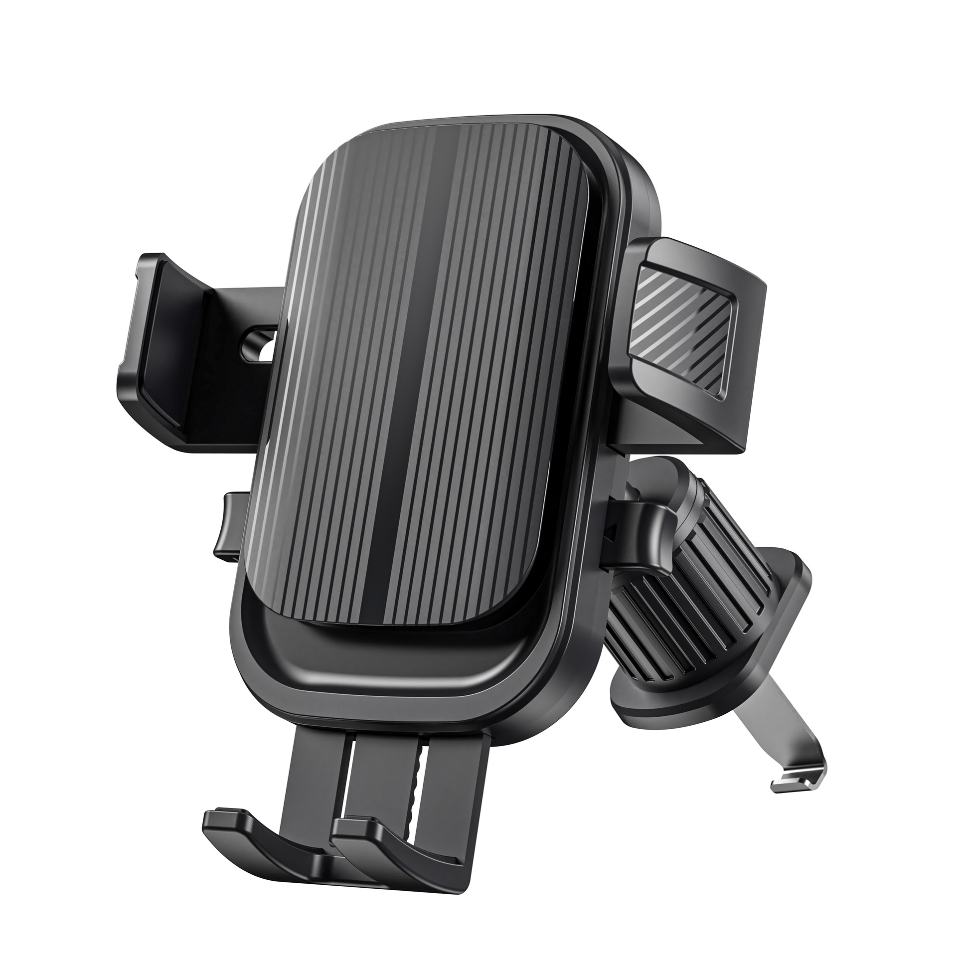 Cross-border mechanical induction car bracket horizontal and vertical universal new air outlet navigation car mobile phone holder. 