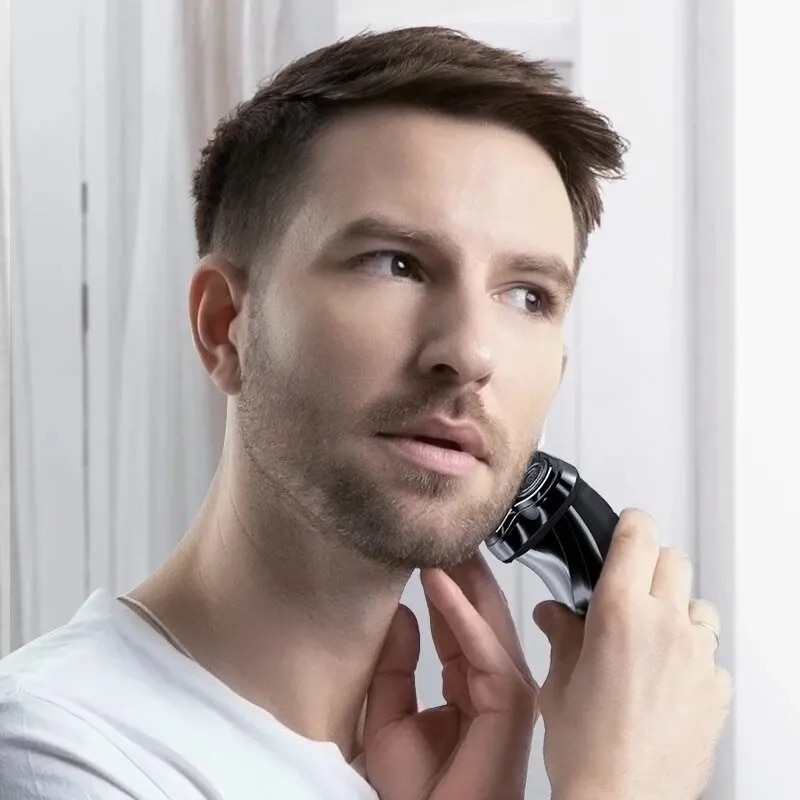 ENCHEN Electric Shaver 3D Blackstone 3 IPX7 Waterproof Razor Wet And Dry Dual Use Face Beard Battery Digital Display For Men. 