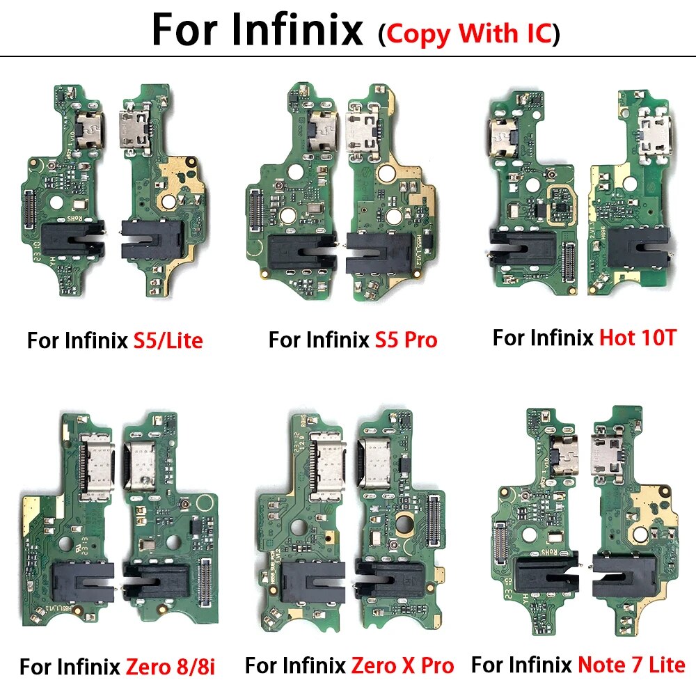 NEW USB Power Charging Connector Plug Port Dock Flex For Infinix Hot 9 Play X680 X688 10 X682 10T X689C Note 7 Lite X656 S5 Pro. 